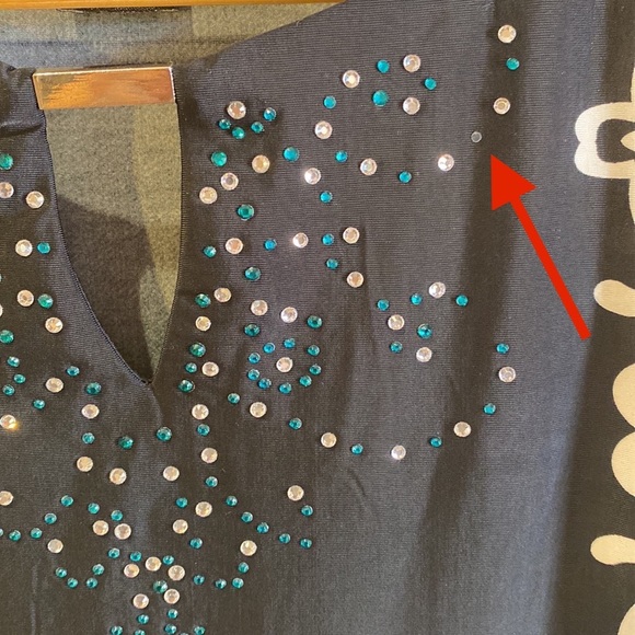 3/$15 La vanya- 3/4 Sleeve Top, S - Picture 11 of 12